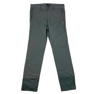 Theory Mens Zaine SW Neoteric Gray Mid Rise Ankle Length Straight Leg 33x32